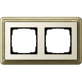 Gira ClassiX Бронза/Кремовый Рамка 2-ая