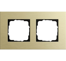Gira ESP Алюминий Светлое золото Рамка 2-ая