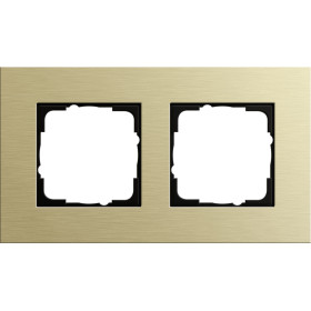 Gira ESP Алюминий Светлое золото Рамка 2-ая