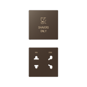 JUNG Накладка бритвенной розетки, мокко