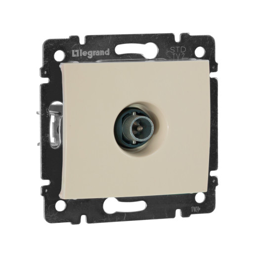 Розетка TV (телевизионная) - Legrand Valena - оконечная - слоновая кость