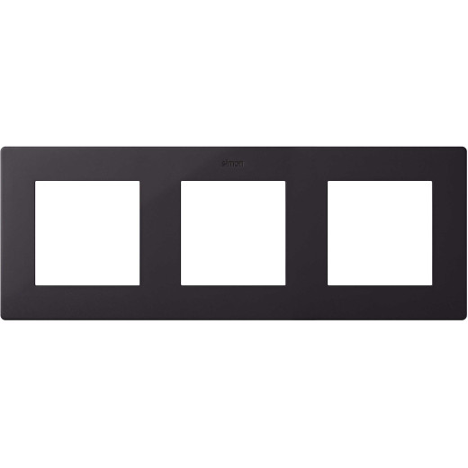 Рамка на 3 поста, графит