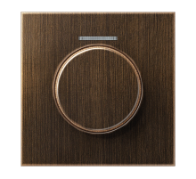 JUNG Накладка роторного механизма со световодом, латунь Antik