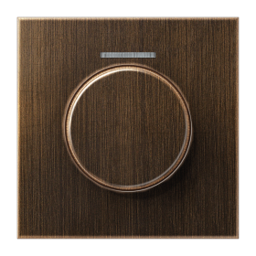 JUNG Накладка роторного механизма со световодом, латунь Antik