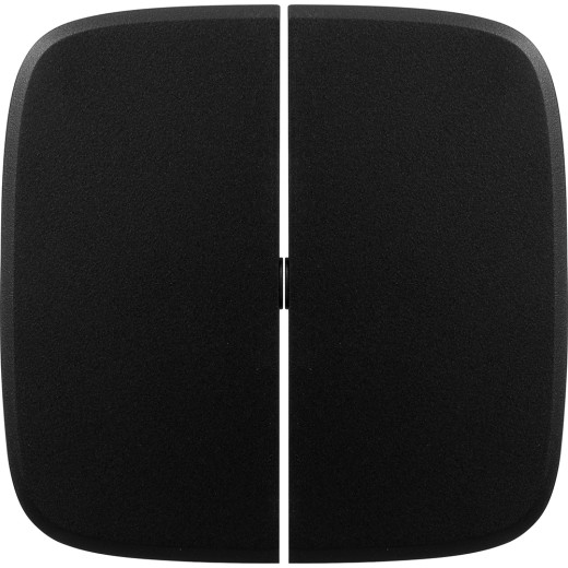 Valena ALLURE.Лицевая панель для двухклавишного выключателя.Антрацит