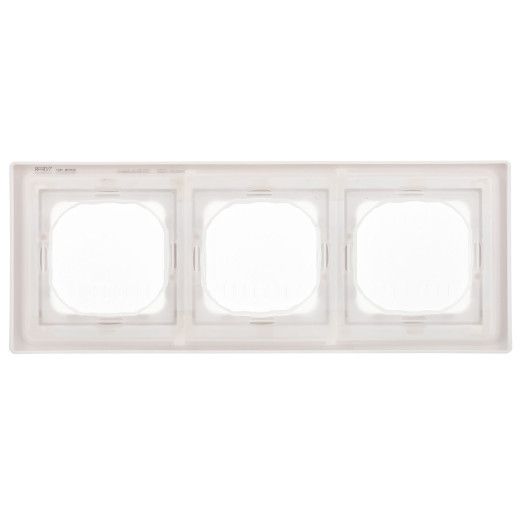 FLITE Рамка 3-мест. IP55 Рпро-3-55-ФлБ бел. IEK