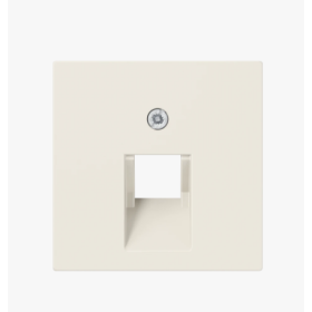 JUNG AS 500 Бежевая Накладка 1-ой наклонной ТЛФ/комп розетки (подходит к серии Ecoprofi)