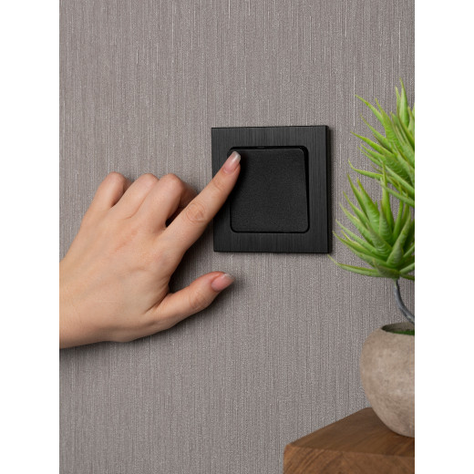 Стокгольм Механизм Выключателя 1-кл. проходного 10А винтовые клеммы черный EKF PROxima