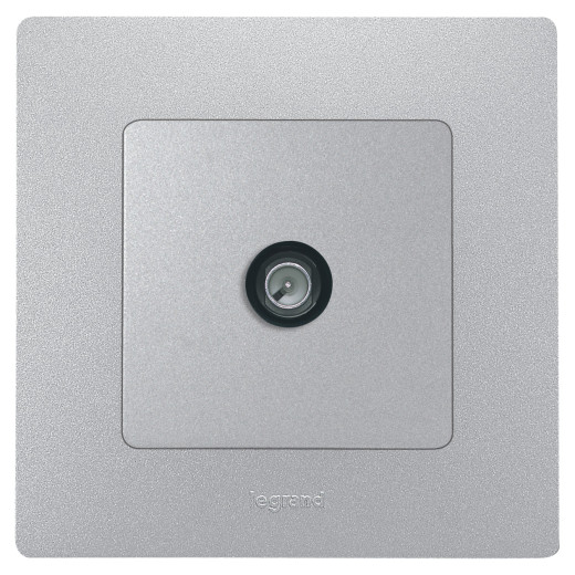 Розетка TV (телевизионная) - Legrand Etika - оконечная - алюминий