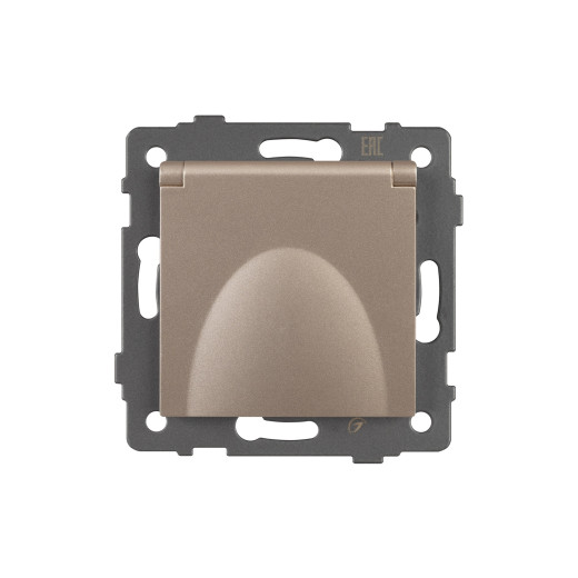 Механизм розетки влагозащищённый SCT-MCP-PL-GD-V (250V, 16A) (Arlight, -)