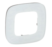 Legrand Valena ALLURE Белое стекло Рамка 1-ая.