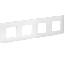 IEK SKANDY Арктический белый Рамка 4-ая SK-F04W