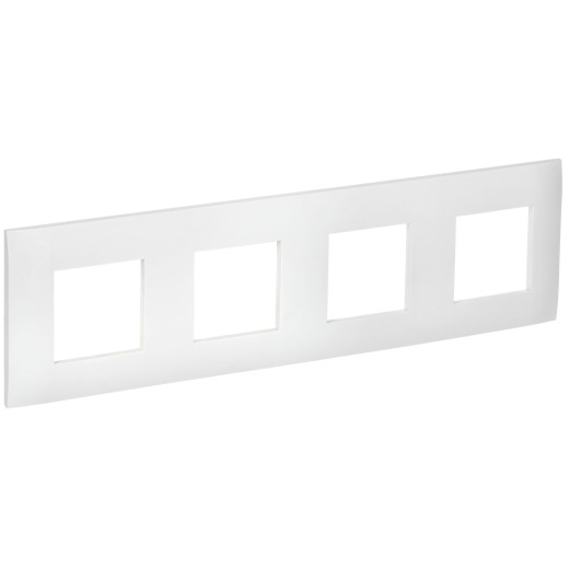 SKANDY Рамка 4-мест. SK-F04W арк. бел. IEK