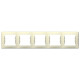 SEDNA РАМКА 5-постовая, горизонтальная, БЕЖЕВЫЙ