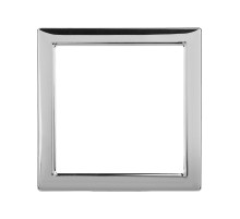 DKC Avanti Декоративная вставка для металлических рамок, хром, 1 пост (2 мод.)