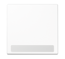 JUNG LS 990 Белая Клавиша 1-ая с полем для надписи