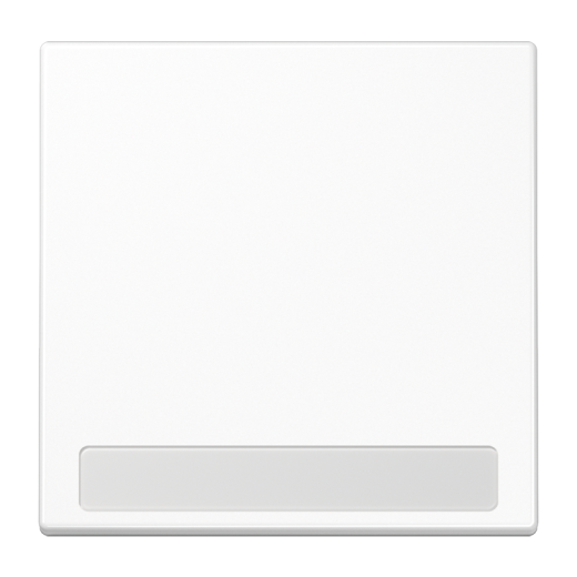 Клавиша для  выключателя с полем для надписи, белая