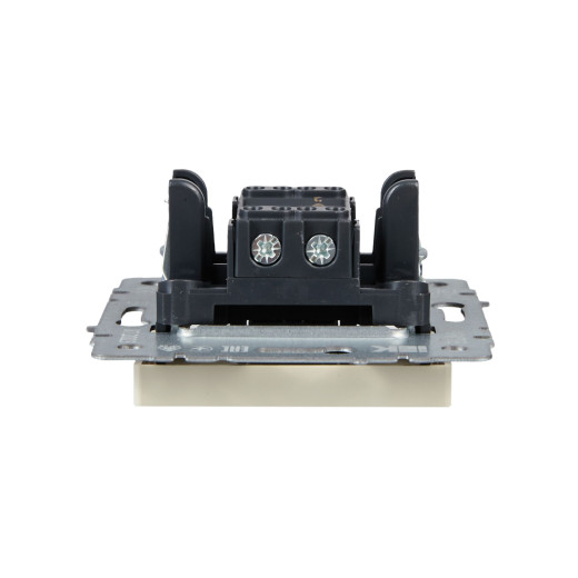 BRITE Выключ. 1-кл. прох. 10А ВС10-1-6-БрКр беж. IEK