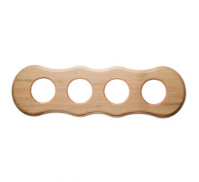 BIRONI Шедель Бук Натурэль Рамка 4-ая Форма восьмерка (скрытый монтаж)