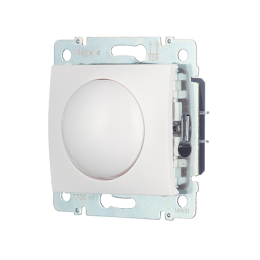 Диммер поворотно-нажимной - Legrand Valena - 400Вт - белый