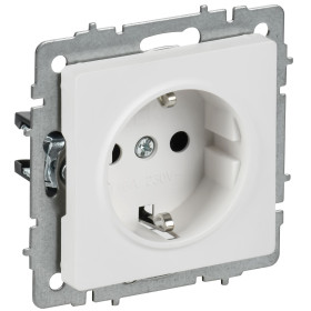 IEK BRITE Роз. с з/к/ш 16А РС14-1-0-БрАБ а/б