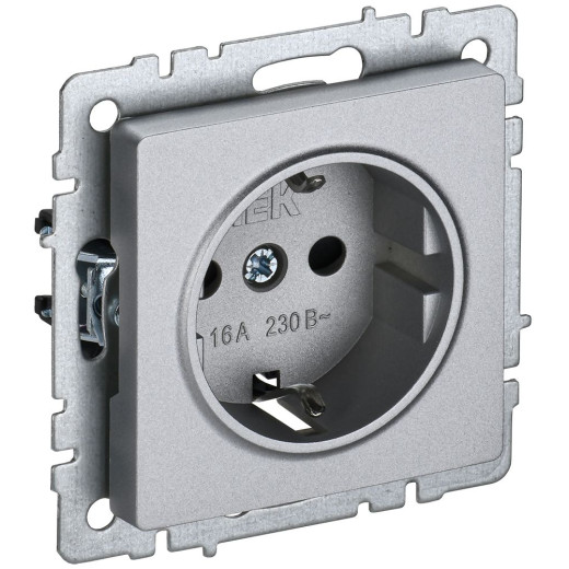 BRITE Роз. с з/к/ш 16А РС14-1-0-БрА алюм. IEK