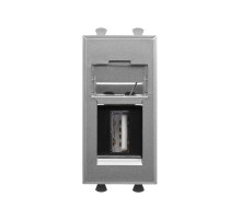 DKC Avanti USB 2.0 розетка модульная, тип А-А, 