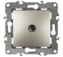ЭРА 12-3102-04 Розетка TV проходная, IP20, Эра12, шампань (10/100/3200)