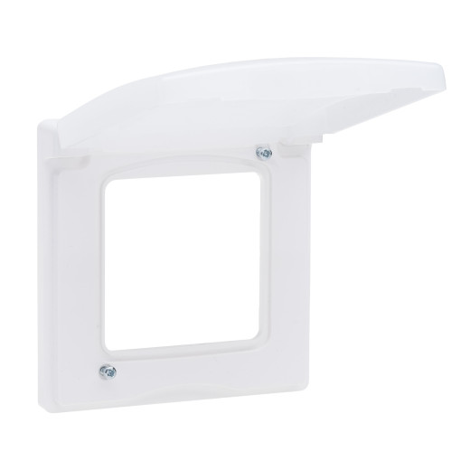 Рамка с защитной крышкой IP44 - Legrand Inspiria - белый
