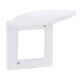 Рамка с защитной крышкой IP44 - Legrand Inspiria - белый