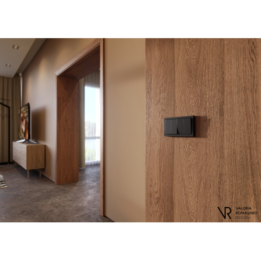 MERTEN МЕХАНИЗМ 2-клавишного выключателя безвинтовые зажимы 10 AХ, QF