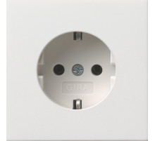 Gira F100 Бел глянц Розетка с/з