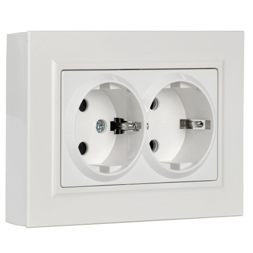 BRITE Роз. 2-я с з/к/ш 16А в сб. РСш12-3-БрБ бел. IEK