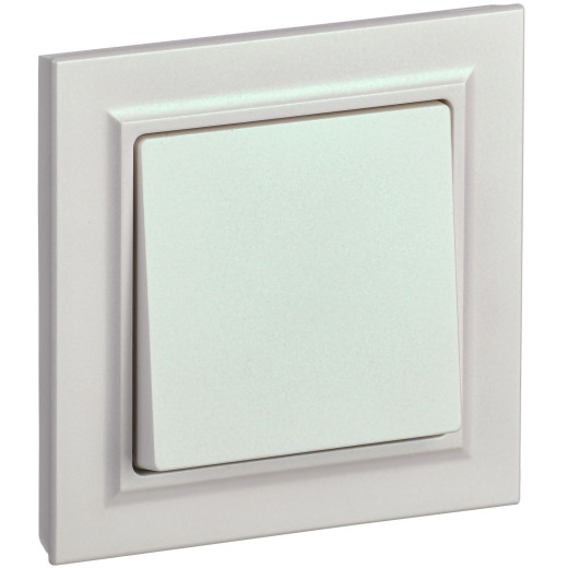 BRITE Выключ. 1-кл. 10А в сб. ВСР10-1-0-БрЖ жемч. IEK