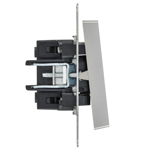 BRITE Выключ. 1-кл. с инд. 10А ВС10-1-1-БрА алюм. IEK