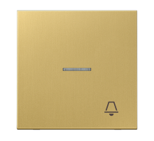 JUNG клавиша  с линзой, латунь Classic