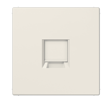 JUNG Плата (фиксация защёлкиванием) для одного модуля термопласт слоновая кость