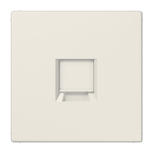 Плата (фиксация защёлкиванием) для одного модуля, термопласт, слоновая кость