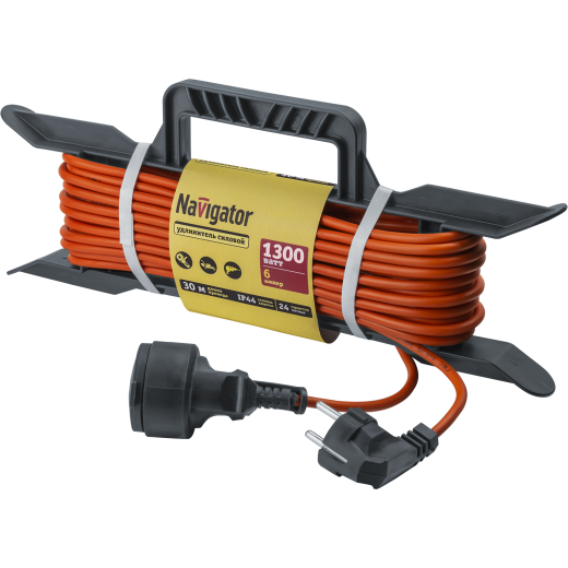 Удлинитель Navigator 93 928 NPE-F-30-E-3x0.75 на рамке c/з 30м (Россия)