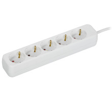 IEK UMA Удлинитель У05 5 мест 5м 3х1мм2 10А бел.