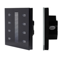 Arlight INTELLIGENT ARLIGHT Сенсорная панель DALI-901-11-ADDR-3SC-DIM-DT6-IN Black (BUS) (INTELLIGENT IP20 Пластик, 3 года)