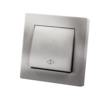 TDM Выключатель перекрестный 1 кл. 10А серебр. металлик 