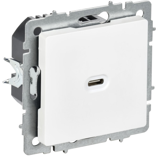 BRITE Роз. USB C 65Вт высокоскор. зар. РЮ12-1-БрАБ а/б IEK