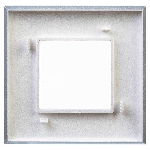 Рамка 1 пост (2 мод.), Avanti, закаленная сталь