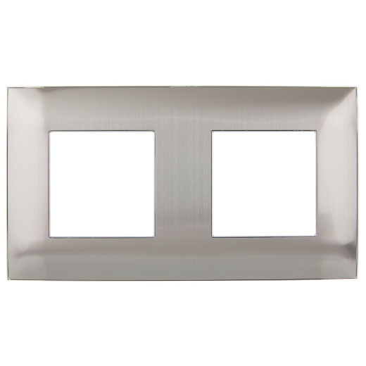 SKANDY Рамка 2-мест. SK-F32N металл никель IEK