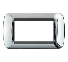 BT Светлый Хром Накладка на 4 модуля.