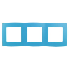 ЭРА 12-5003-28 Рамка на 3 поста, Эра12, голубой (15/150/2400)