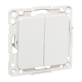 EKF PROxima Стокгольм Белый Выключатель проходной 2-кл, 10А, винт.клеммы.