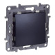 Переключатель перекрёстный одноклавишный - Legrand Etika - 10АХ 250В винтовые зажимы - антрацит