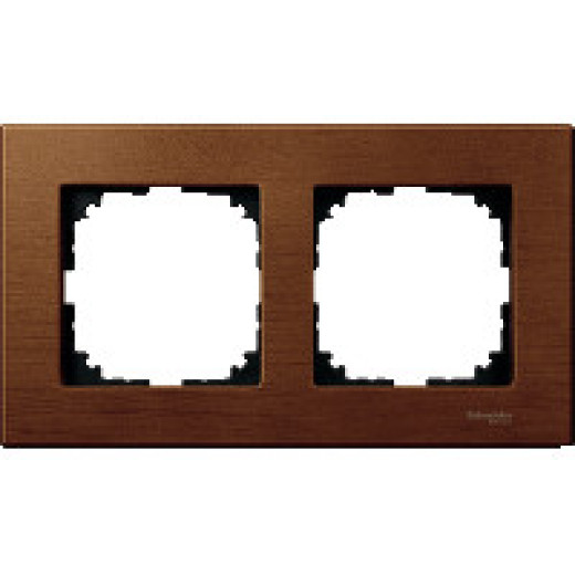 MERTEN M-Elegance РАМКА деревянная 2 поста, ВИШНЯ, SM